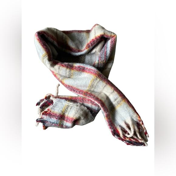 Quagga Arctic blue, cozy, Soft and Coxy Chunky Scarf with Fringe - Picture 3 of 4